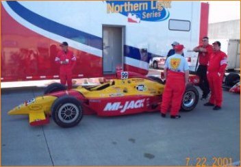 #99 car came in with a blown engine