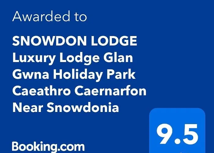 Snowdon Lodge - Glan Gwna Holiday Park Caernarfon - Luxury Family Lodge